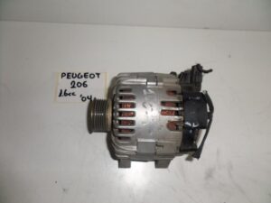 Δυναμό Peugeot 206 1.6cc 1998-2009 Βενζίνη (TG15C054 / 9646476280 / 2542925A / 4051107773 / 27060-YV020)