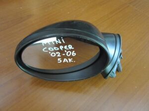 Καθρέπτης Αριστερός Mini Cooper 2002-2006 Ηλεκτρικός Άβαφος 5 ακίδες