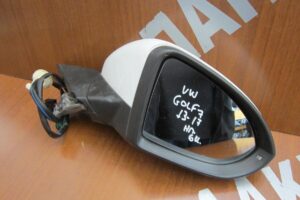 Καθρέπτης Δεξιός Volkswagen (vw) Golf 7 2013-2019 Ηλεκτρικός 6 Καλώδια Άσπρος / c1