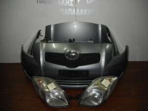 Toyota Yaris 2006-2009 Φτερό Αριστερό , Προφυλακτήρας Εμπρός , Μετόπη με Ψυγείο Νερού Γκρι