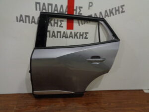 Πόρτα Πίσω Αριστερή Peugeot 2008 2019- Ασημί (όχι τζάμι / όχι φινιστρίνι) φάσα με χρώμιο ματ ,