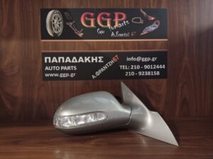 Καθρέπτης Δεξιός Mercedes CLK W209 2002-2009 Ηλεκτρικός Ηλεκτρική Ανάκληση 11 Καλώδια Ασημί Σκούρο