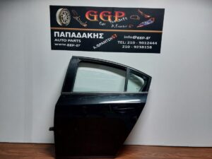 Πόρτα Πίσω Αριστερή Chevrolet Cruze 2008- Sedan (sdn) 4πορτο (4θυρο) Μαύρη / Α