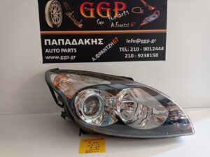 Φανάρι Εμπρός Δεξί Μαύρο Φόντο Hyundai i30 2007-2012 / Εc1