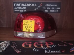 Φανάρι Πίσω δεξί Φιμέ Volkswagen (vw) Golf 6 2008-2013 / c14