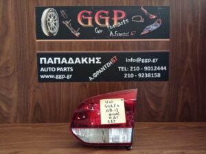 Φανάρι πίσω Δεξί Εσωτερικό Φιμέ Volkswagen (vw) Golf 6 2008-2013 / Οc4