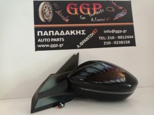 Καθρέπτης Αριστερός Peugeot 2008 2019-2023 / 2023- Ηλεκτρικός Ηλεκτρική Ανάκληση Φως Ασφαλείας Blis 2 Φίσες 12 Καλώδια (10+2) Μαύρος / Χ – Οc5 ( 2019-2020-2021-2022-2023-2024-2025-2026-2027)