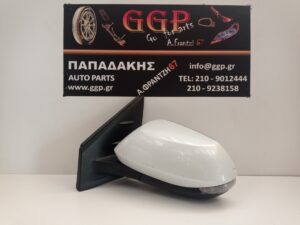 Καθρέπτης Αριστερός Toyota Yaris 2020- / Mazda 2 2022- Ηλεκτρικός 5 Καλώδια Άσπρος (2020-2021-2022-2023-2024-2025-2026) / Χc1