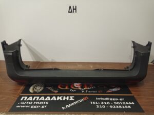 Προφυλακτήρας Πίσω Mercedes Vito Van (W447) 2015- Μακρύς Άβαφος με Σημάδια Κοπής για Αισθητήρες (A4478851825) / Α / i