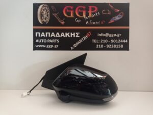 Καθρέπτης Αριστερός Toyota Yaris 2020- / Mazda 2 2022- Ηλεκτρικός Ηλεκτρική Ανάκληση 8 Καλώδια Μαύρος (2020-2021-2022-2023-2024-2025-2026) / Χc1