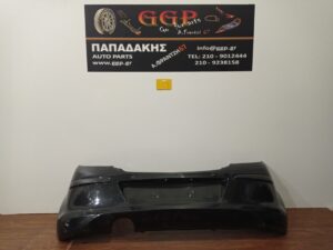 Πίσω Προφυλακτήρας Σπόιλερ με Εμφανή Εξάτμιση Αισθητήρες Μαύρος Opel Corsa D (5π) 2006-2014 5πορτο (5θυρο)