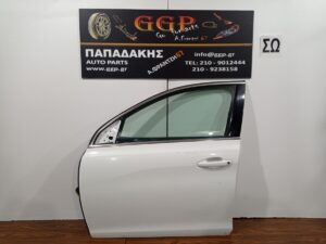 Πόρτα Εμπρός Αριστερή Άσπρη Peugeot 308 2013-2021 / Ε