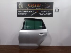Πόρτα Πίσω Αριστερή Ασημί Volkswagen (vw) Polo 2009-2017 / Θ