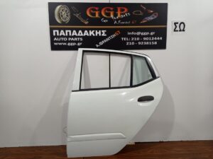 Πόρτα Πίσω Αριστερή Άσπρη Hyundai i10 2008-2014 / Ε