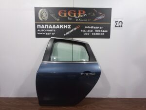 Πόρτα Πίσω Αριστερή Χωρίς Γρύλο (γρύλλο) Μπλε Ηλεκτρίκ Opel Astra J (5πορτο (5θυρο) 2010-2015 / Θ