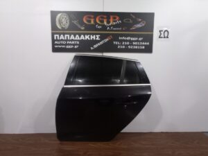 Πόρτα Πίσω Αριστερή Μαύρη Volvo S60 / V60 / 2010-2018 Station Wagon (sw) / Θ