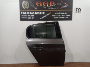 Πόρτα Πίσω Δεξιά Γκρι Σκούρο Peugeot 208 2019- / Ε
