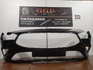 Προφυλακτήρας Εμπρός (σώμα) Θέσεις για Αισθητήρες Μαύρος Mercedes CLA Class (C118 / X118) 2019-2023 / Θ