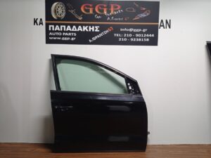 Πόρτα Εμπρός Δεξιά Μαύρη Volkswagen (vw) Polo 2009-2017 / Ε