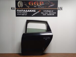 Πόρτα Πίσω Αριστερή Μαύρη Volkswagen (vw) Polo 2009-2017 / Θ