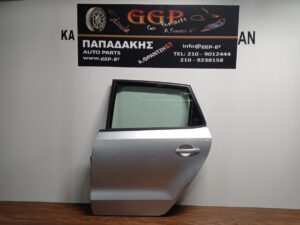Πόρτα Πίσω Αριστερή  / Θ / Volkswagen (vw) Polo 2009-2017 Ασημί