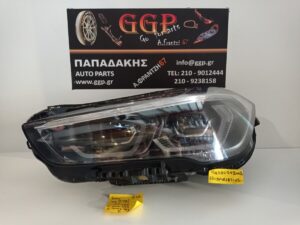 Φανάρι Εμπρός Αριστερό Full Led Λογότυπο Χωρίς Πλακέτα (1) Χωρίς Ψήκτρες (2) BMW X1 (F48) facelift 2019 2020 2021 2022 (90178479ZM02 / 63.11-5A01171-02 / 63115A0117102) / ΕC2 / ΙΠ