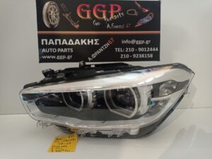 Φανάρι Εμπρός Αριστερό Λογότυπο Full Led Χωρίς Πλακέτα (1) Χωρίς Ψήκτρες (2) BMW Series 1 (F20 / F21) 2015-2019 / ΙΠ