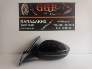 Καθρέπτης Αριστερός Ηλεκτρικός Φλας Led 6 Καλώδια Μαύρος Peugeot 208 2019- / Opel Corsa F 2019- / Οc3