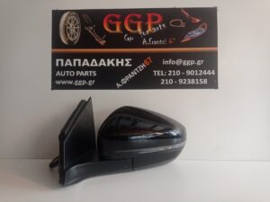 Καθρέπτης Αριστερός Ηλεκτρικός Ηλεκτρική Ανάκληση Φως Ασφαλείας Blis 2 Φίσες 17 Καλώδια Μαύρο Peugeot 3008/5008 2016-2024 / Citroen C5 Aircross 2018- / Ο