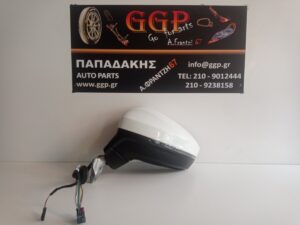 Καθρέπτης Αριστερός Ηλεκτρικός Ηλεκτρική Ανάκληση Φως Ασφαλείας Side Assist 2 Φίσες 11 Καλώδια Άσπρος Volkswagen (vw) Tiguan 2020-2023