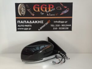 Καθρέπτης Δεξιός Ηλεκτρικός Ηλεκτρική Ανάκληση Φως Ασφαλείας 2 Φίσες 10 Καλώδια Βάση Χρώμιο Μαύρος Πέρλα Jeep Compass 2016- / Ο