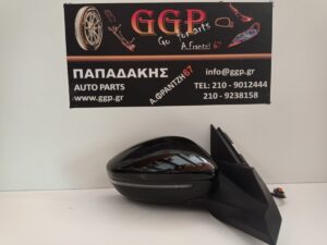 Καθρέπτης Δεξιός Ηλεκτρικός Ηλεκτρική Ανάκληση 2 Φίσες (8+2) Καλώδια Μαύρος Peugeot 2008 2019- / Γ