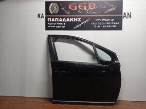 Πόρτα Εμπρός Δεξιά Μαύρη Peugeot 2008 2014-2019 / Θ