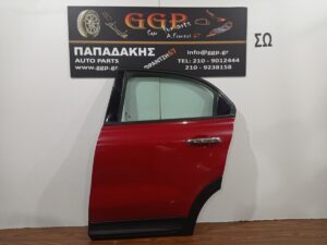 Πόρτα Πίσω Αριστερή Κόκκινη Fiat 500X 2014-