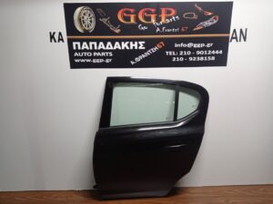 Πόρτα Πίσω Αριστερή Μαύρη Opel Corsa E 2015-2019 / Θ