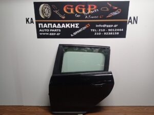 Πόρτα Πίσω Αριστερή Μαύρη Peugeot 2008 2014-2019 / Θ