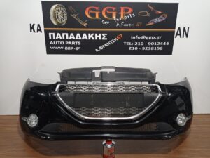 Προφυλακτήρας Εμπρός Προβολείς Μαύρος Peugeot 208 2012-2016 / Θ