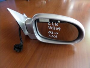 Καθρέπτης Δεξιός Mercedes CLK W209 2002-2009 Ηλεκτρικός Ηλεκτρική Ανάκληση 11 Καλώδια Ασημί