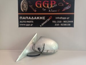 Καθρέπτης Αριστερός Mercedes CLS W219 2004-2008 Ηλεκτρικός Ηλεκτρική Ανάκληση Φως Ασφαλείας 15 Καλώδια Ασημί / Θ