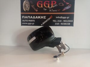 Καθρέπτης Δεξιός Jeep Renegade 2014- Ηλεκτρικός 2 Φίσες 9 Καλώδια Αισθητήρας Μαύρος / Θ , (Όχι καλό τζάμι)