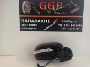 Καθρέπτης Δεξιός Mercedes E Class W211 2006-2009 Ηλεκτρικός Ηλεκτρική Ανάκληση 2 Φίσες 11 Καλώδια (9+2) Μαύρος / Θ