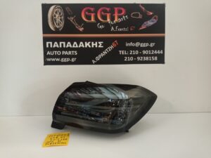 Φανάρι πίσω Δεξί Peugeot 208 2023- GT LINE Μαύρο LED Λογότυπο (PL82630201) / Ο