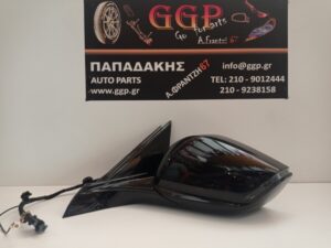 Καθρέπτης Αριστερός Opel Astra L 2021- / Peugeot 308 2021- / 408 2022- Ηλεκτρικός Ηλεκτρική Ανάκληση Φλας LED Φως Ασφαλείας Blis 13 Καλώδια και Καλώδιο Κεραίας Μαύρος (2021-2022-2023-2024-2025-2026-2027)