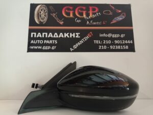 Καθρέπτης Αριστερός Peugeot 208 2019- / Opel Corsa F 2019- Ηλεκτρικός Ηλεκτρική Ανάκληση Φως Ασφαλείας Blis 2 Φίσες 12 Καλώδια (10+2) Μαύρος ( 2019-2020-2021-2022-2023-2024-2025-2026-2027)