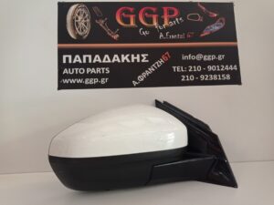 Καθρέπτης Δεξιός Opel Grandland (x) 2017-2024 Ηλεκτρικός Ηλεκτρική Ανάκληση Φως Ασφαλείας Blis 2 Φίσες 17 Καλώδια (9+8) Άσπρος (2017-2018-2019-2020-2021-2022-2023-2024)